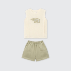 Bộ sát nách La Pomme Hello Sunday - 6,9,12,18M,3Y Be