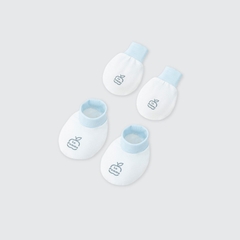Set bao tay bao chân La Pomme phối tai ngộ nghĩnh - Xanh