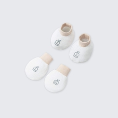 Set bao tay bao chân sơ sinh La Pomme Gấu con ngộ nghĩnh - Be