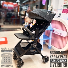 Xe đẩy trẻ em Joie Pact Flex W/RC&AD&TB LFC Black Liverbird