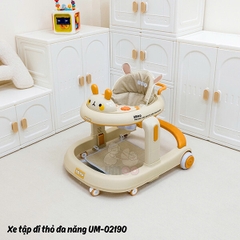 Xe tập đi đa năng thỏ nâu UM-02190