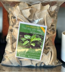 Củ ráy cạo vỏ thái lát khô