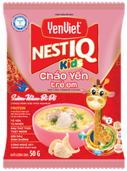 YenViet Bird's Nest Porridge For Kids - Stewed Pork Ribs With Pumpkin [30 packs x 50gr/Box]