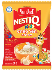 Bird's Nest Porridge YenViet For Kid - YenViet Nest IQ Minced Pork Flavor [30 packs x 50gr/Box]