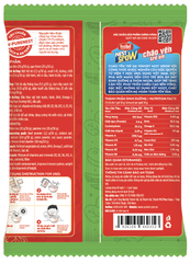 YenViet Nest Grow Bird's Nest Porridge For Kids – Minced Beef & Spinach [30 packs x 50gr/ Box]