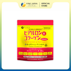 THỰC PHẨM BẢO VỆ SỨC KHỎE HYALURON & COLLAGEN +Q10 FINE JAPAN GÓI 210GR