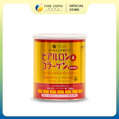 Bột uống Hyaluron & Collagen FINE JAPAN hạn chế lão hóa da lon 196g