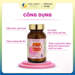 Viên uống Hyaluron Collagen & Elastin FINE JAPAN ngăn ngừa lão hoá lọ 540 viên