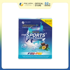 THỰC PHẨM BỔ SUNG FINE SPORTS DRINK POWDER FINE JAPAN HỘP 5 GÓI