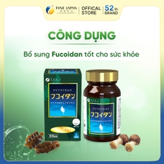 THỰC PHẨM BẢO VỆ SỨC KHỎE FUCOIDAN TABLET FINE JAPAN LỌ 198 VIÊN