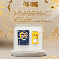[Hộp quà Tết 2025] FUJI TẾT ĐỦ ĐẦY Fine Japan cho người phụ nữ bạn yêu (collagen đẹp da ngủ sâu, vitamin CD)
