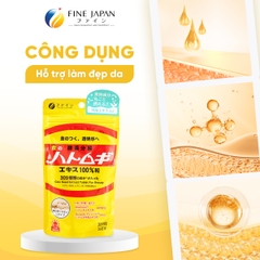 THỰC PHẨM BẢO VỆ SỨC KHỎE COIX SEED EXTRACT TABLETS FINE JAPAN GÓI 300 VIÊN