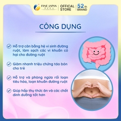 THỰC PHẨM BẢO VỆ SỨC KHỎE BIFIDOBACTERIA JELLY FINE JAPAN HỘP 20 THANH