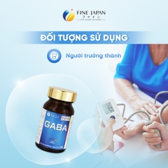 THỰC PHẨM BẢO VỆ SỨC KHỎE FFC GABA  FINE JAPAN LỌ 60 VIÊN