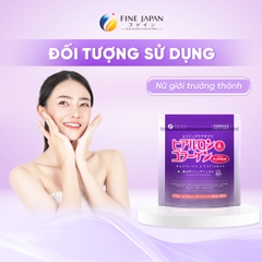 THỰC PHẨM BẢO VỆ SỨC KHỎE HYALURON & COLLAGEN + Q10 PLATINUM FINE JAPAN GÓI 240GR
