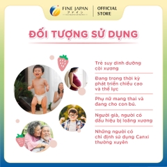 Bột Canxi VN Calcium For Kids FINE JAPAN bổ sung Canxi và dinh dưỡng hộp 20 gói