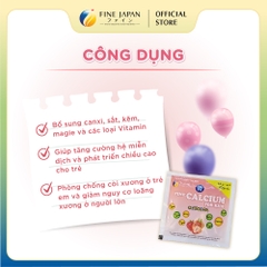 Bột Canxi VN Calcium For Kids FINE JAPAN bổ sung Canxi và dinh dưỡng hộp 20 gói