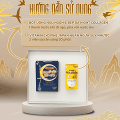 [Hộp quà Tết 2025] FUJI TẾT ĐỦ ĐẦY Fine Japan cho người phụ nữ bạn yêu (collagen đẹp da ngủ sâu, vitamin CD)