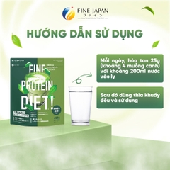 THỰC PHẨM BỔ SUNG FINE PROTEIN DIET BỔ SUNG PROTEIN VỊ MATCHA GÓI 450G