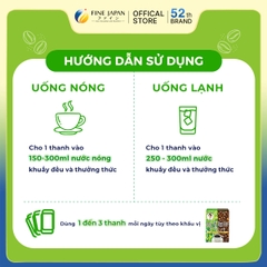 THỰC PHẨM BẢO VỆ SỨC KHỎE GREEN TEA & DIET COFFEE FINE JAPAN HỘP 30 THANH