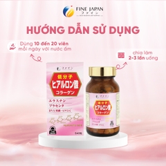 THỰC PHẨM BẢO VỆ SỨC KHỎE HYALURONIC ACID FINE JAPAN LỌ 540 VIÊN