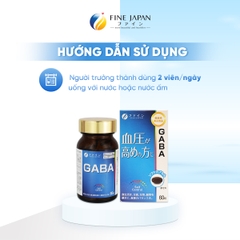 THỰC PHẨM BẢO VỆ SỨC KHỎE FFC GABA  FINE JAPAN LỌ 60 VIÊN