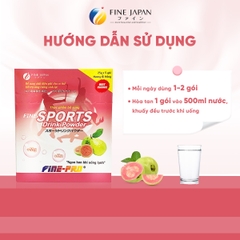 THỰC PHẨM BỔ SUNG FINE SPORTS DRINK POWDER HƯƠNG ỔI FINE JAPAN HỘP 5 GÓI