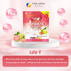 THỰC PHẨM BỔ SUNG FINE SPORTS DRINK POWDER HƯƠNG ỔI FINE JAPAN HỘP 5 GÓI