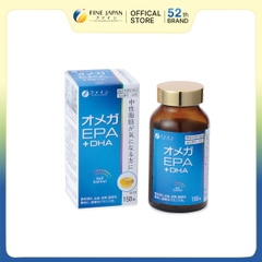 THỰC PHẨM BẢO VỆ SỨC KHỎE FFC OMEGA 3 EPA+DHA FINE JAPAN LỌ 150 VIÊN