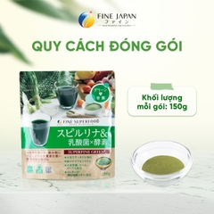 THỰC PHẨM BỔ SUNG FINE SUPERFOOD SPIRULLINA PLUS GÓI 150GR