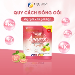 THỰC PHẨM BỔ SUNG FINE SPORTS DRINK POWDER HƯƠNG ỔI FINE JAPAN HỘP 5 GÓI