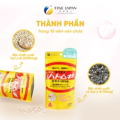 THỰC PHẨM BẢO VỆ SỨC KHỎE COIX SEED EXTRACT TABLETS FINE JAPAN GÓI 300 VIÊN
