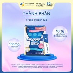 THỰC PHẨM BẢO VỆ SỨC KHỎE BIFIDOBACTERIA JELLY FINE JAPAN HỘP 20 THANH