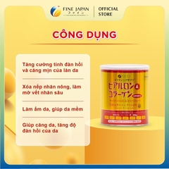 Bột uống Hyaluron & Collagen FINE JAPAN hạn chế lão hóa da lon 196g