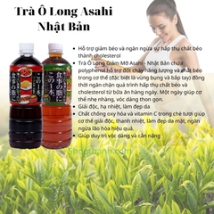 Trà Ô Long Giảm Mỡ Asahi - Nhật Bản- thùng 6 chai