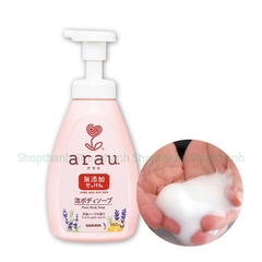 Sữa Tắm Bọt Arau Baby 450ml Nhật Bản – Dịu Nhẹ, 100% Tự Nhiên Cho Da Nhạy Cảm Bé Sơ Sinh