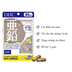 Viên Uống Kẽm DHC Nhật Bản - 60 viên