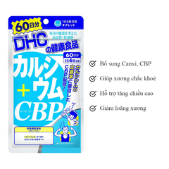 Viên uống Bổ sung Canxi Và CBP DHC Nhật Bản - 60 Ngày (240 Viên)