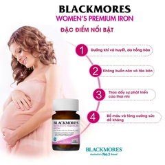Viên Uống Bổ Sung Sắt Blackmores Úc - 30 Viên