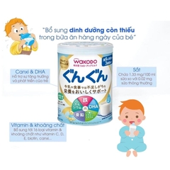 Wakodo Cho Bé Từ 09-36 Tháng - Lon 820g