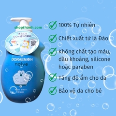 Sữa Tắm Toàn Thân Kracie Naive Doremon Pump Body 530ml