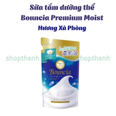 Sữa Tắm Bouncia Premium Moist Dưỡng Ẩm Sâu Với Collagen & Ceramide Cho Da Khô Mềm Mịn Hàng Ngày