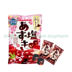 Kẹo Đậu Đỏ Muối UHA Mikakuto 109g – Hương Vị Nhật Bản Độc Đáo Bổ Dưỡng, Ăn Vặt Tiện Lợi