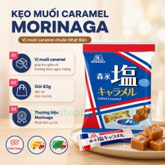 Kẹo Muối Caramel Morinaga Gói 83g - Kẹo Mềm Vị Muối Hòa Quyện Đậm Đà Từ Nhật Bản