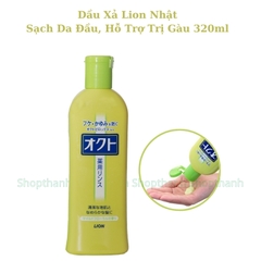 Dầu Gội Xả Lion Octo 320ml Nhật Bản - Giải Pháp Chăm Sóc Da Đầu Khỏe Mượt, Ngừa Gàu Ngứa Hiệu Quả