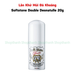 Lăn Nách Đá Khoáng Soft Stone Double Deonatulle 20g – Khô Thoáng Suốt Ngày, Tự Tin Tỏa Sáng