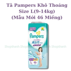 Tã/Bỉm Quần Pampers Thoáng Khí - Nhãn Xanh Lá