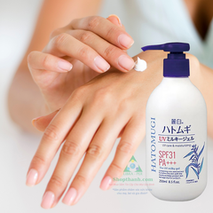 Sữa dưỡng thể chống nắng Hatomugi SPF31 PA+++ Nhật Bản- T36