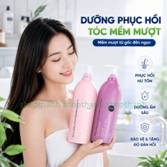 Dầu Gội Salon Link Bộ 2 Chai 1000ml Dưỡng Và Phục Hồi Tóc Dung Tích Lớn Dùng Hàng Ngày