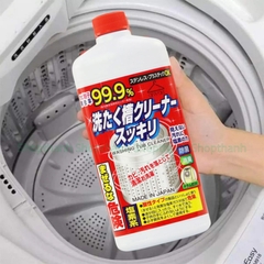 Nước Tẩy Lồng Giặt Rocket Nhật Bản 550g – Diệt 99.9% Nấm Mốc, Khử Mùi Hôi, Vệ Sinh Sâu Máy Giặt Cửa Trước & Cửa Trên Chính Hãng
